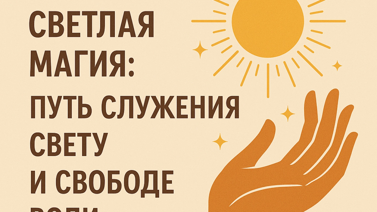 Что такое светлая магия: путь служения Свету и свободе воли